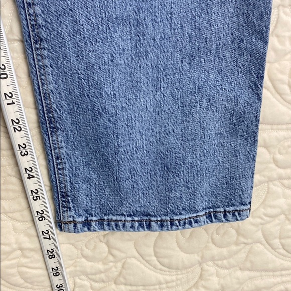 R Jeans High Rise Straight Leg Relaxed Fit Acid Wash - Picture 7 of 10